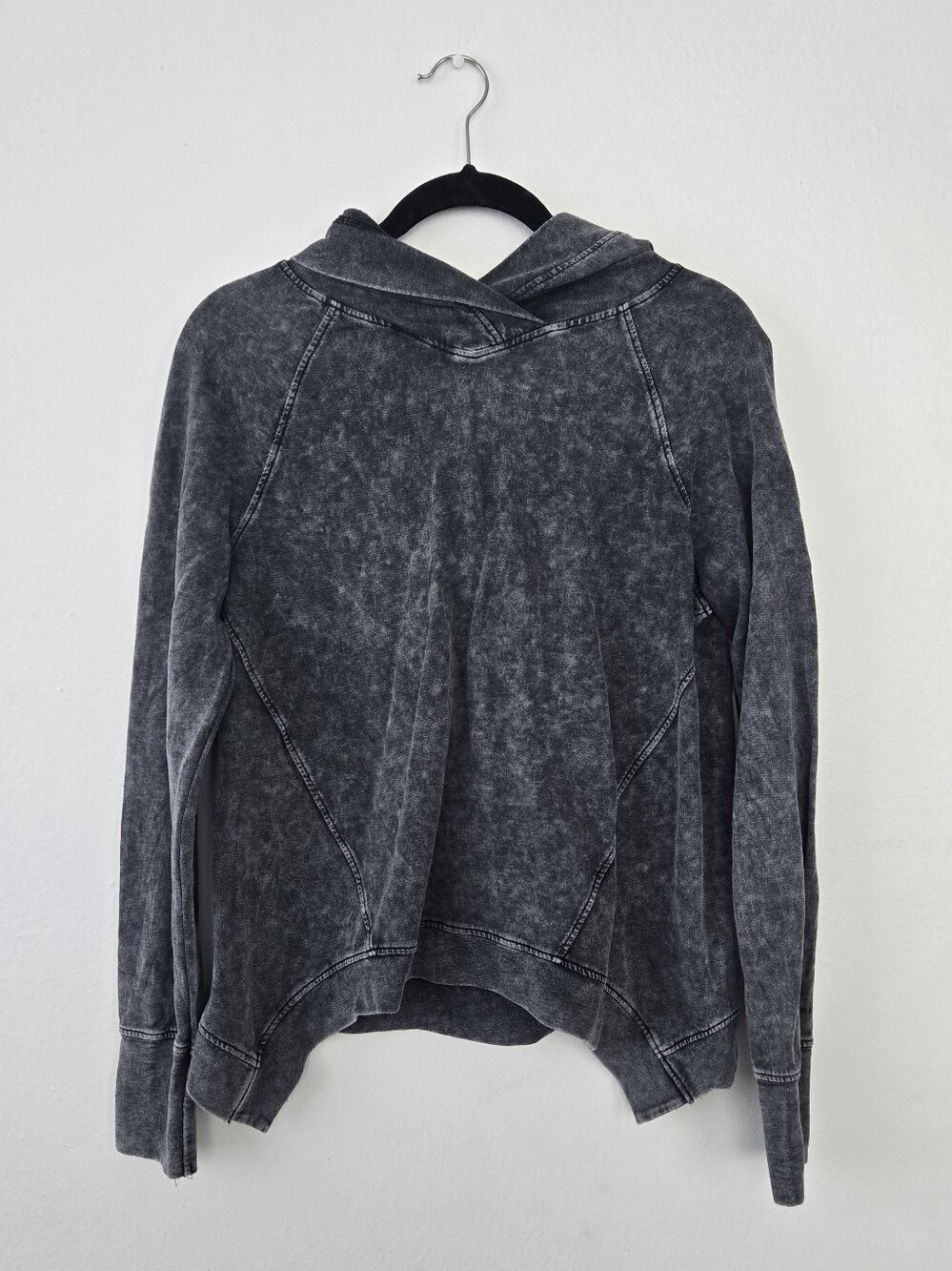 Danskin Washed Black Hooded Women’s Sweater